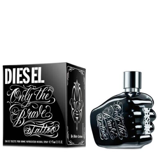 عطر ادکلن دیزل اونلی بریو تاتو-مشتی مشکی | Diesel Only The Brave Tattoo