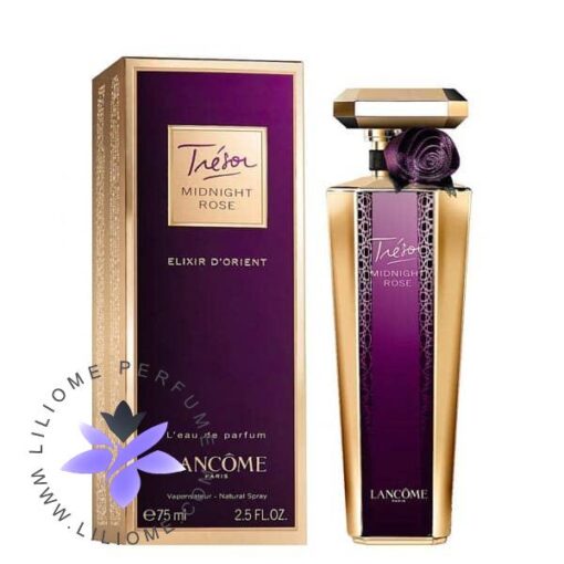 عطر ادکلن لانکوم ترزور میدنایت رز الکسیر دی اورینت Lancome Tresor Midnight Rose Elixir D’Orient